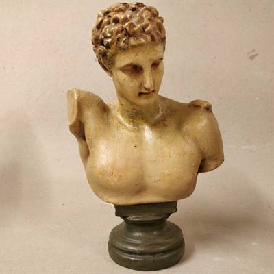 cæsar skulptur buste gips gammel figur